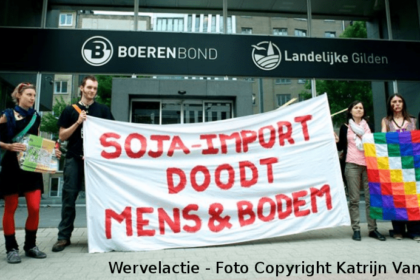 Actie bij Boerenbond - Foto Copyright Katrijn Van Giel